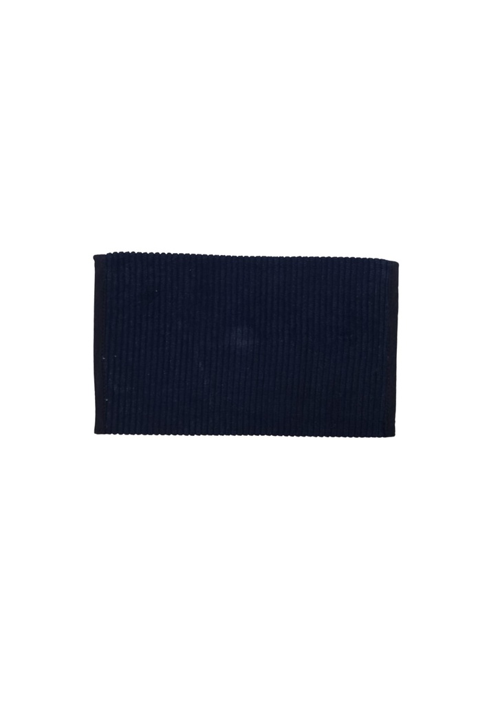 ROUNDED POUCH, BLUE, CORDUROY