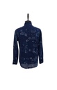 MADRAS LS SHIRT, BLUE, BATIK, COTTON