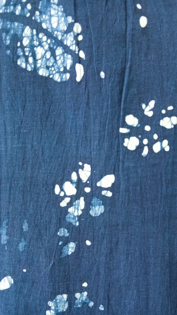 MADRAS LS SHIRT, BLUE, BATIK, COTTON