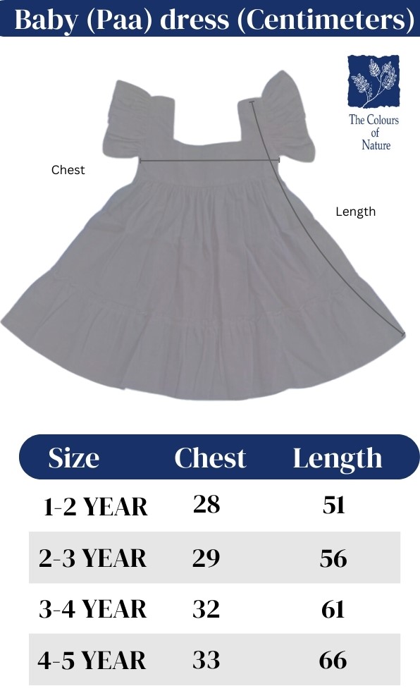 BABY DRESS, BROWN, COTTON