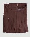 PLEATED DRESS, PURPLE C0200, PLAIN, COTTON
