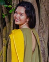 PLEATED DRESS, KHAKI GREEN C011, PLAIN, COTTON