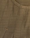 PLEATED DRESS, KHAKI GREEN C011, PLAIN, COTTON