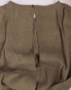 PLEATED DRESS, KHAKI GREEN C011, PLAIN, COTTON