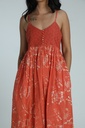 STRAPPY DRESS, PINK, BATIK, COTTON