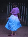 EVERYDAY DRESS, BLUE-PINK-WHITE, SHIBORI, COTTON