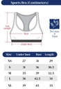 SPORTS BRA, WHITE-BLUE, COTTON