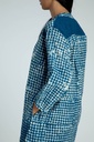 OVERSIZED KURTA, DARK BLUE, BATIK BKC-167, COTTON