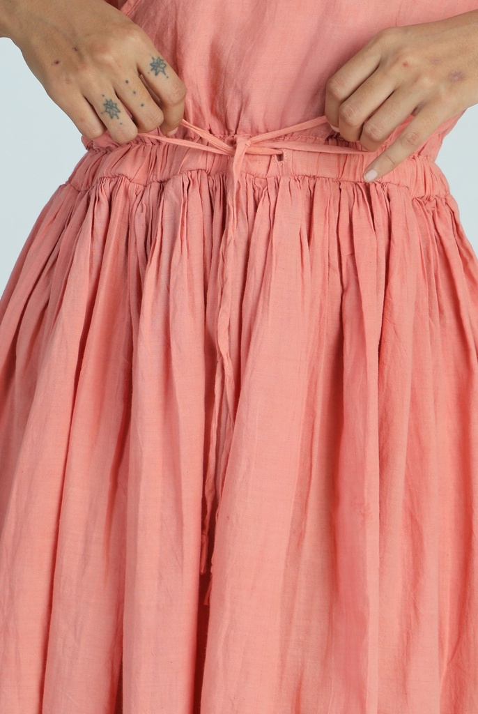 EVERYDAY DRESS, PINK, COTTON