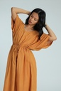 MAXI STRING KAFTAN, OCHRE, COTTON