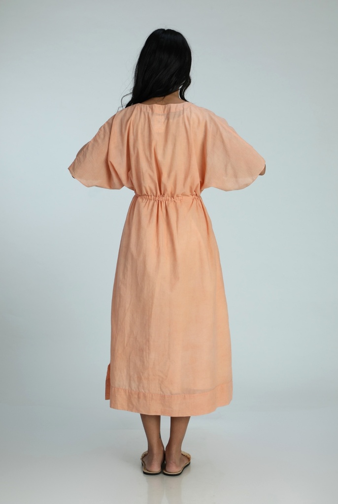 MAXI STRING KAFTAN, PINK, COTTON