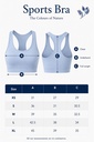 SPORTS BRA, GREEN-KHAKI, SHIBORI CRUSHING, COTTON