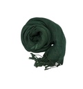 PLAIN SCARF, GREEN 53, COTTON-LINEN BLEND