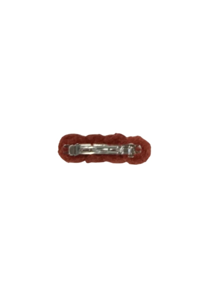 POMPOM HAIRCLIP, EARTH, SMALL