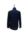 MADRAS LS SHIRT, BLUE C065, THIN COTTON