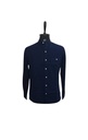 MAO LS SHIRT, BLUE C065, COTTON