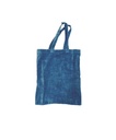 TOTE BAG, BLUE, VELVET