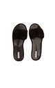 SLIPPER, SHERPA, GREY-BLACK SHIBORI