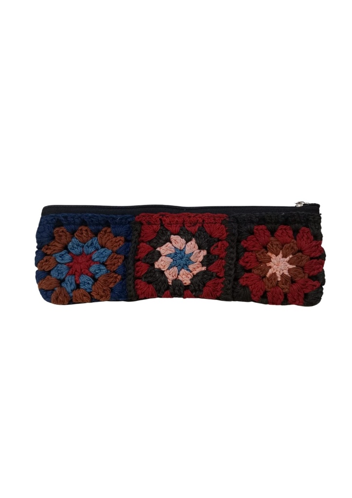 3-CROCHET PENCIL POUCH, COTTON