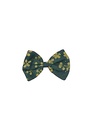 TUXEDO HAIRCLIP, SINGLE, GREEN-YELLOW