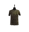 T-SHIRT, KHAKI, SHIBORI, COTTON