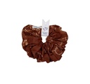 HAIRBAND, OVERSIZED SCRUNCHIE, BROWN, BATIK, COTTON