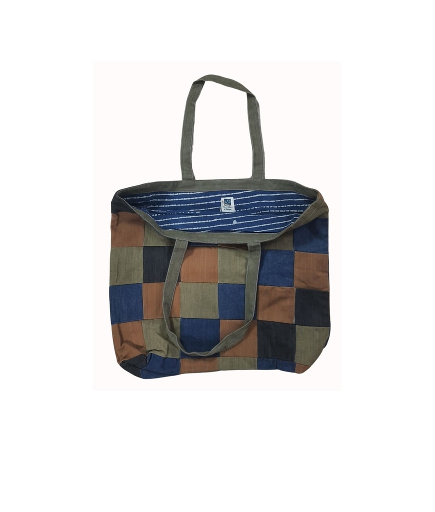 PW BAG, MIX_11, PATCHWORK, DENIM