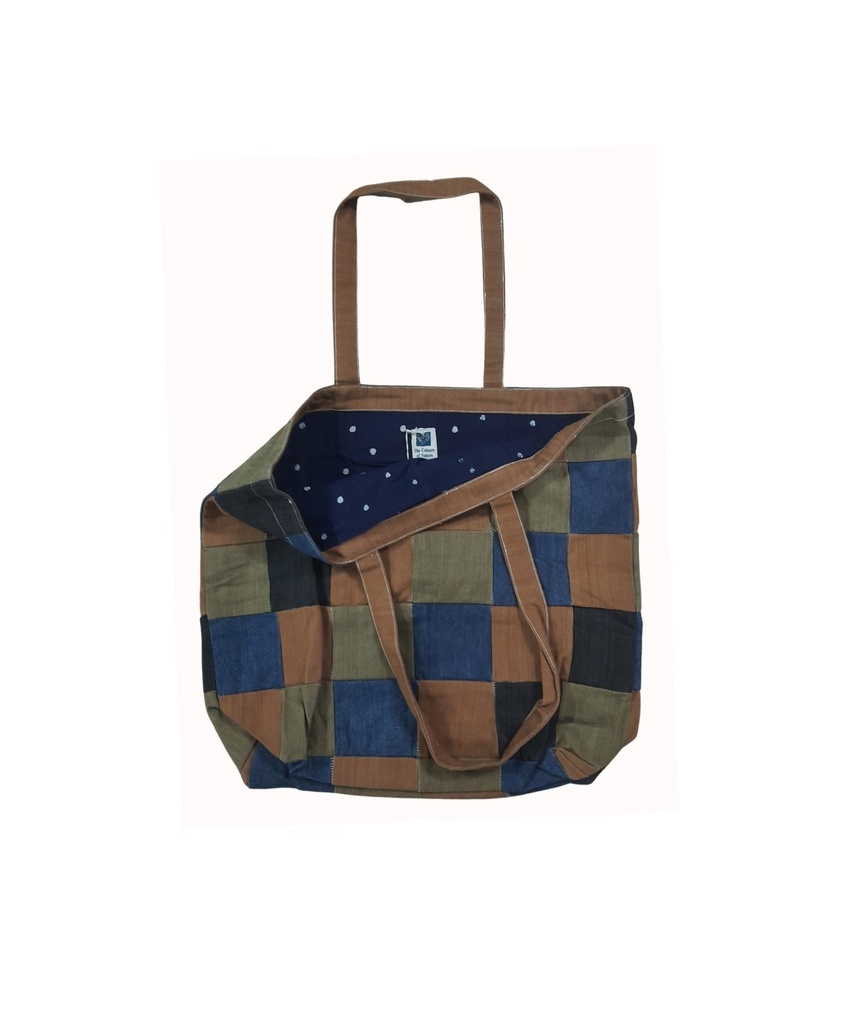 PW BAG, MIX_8, PATCHWORK, DENIM