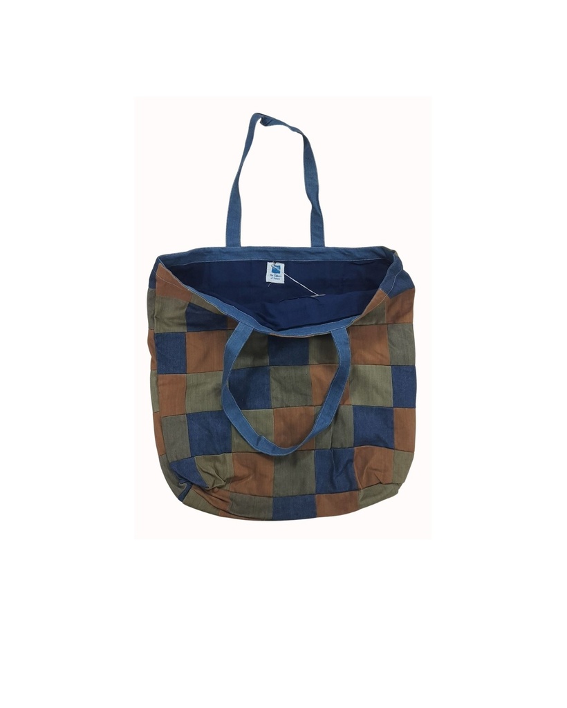 PW BAG, MIX_17, PATCHWORK, DENIM