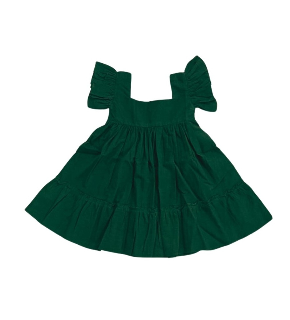 BABY PAA DRESS, PETROL, COTTON