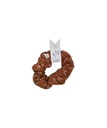 HAIRBAND, MEDIUM SCRUNCHIE, BROWN, BATIK, COTTON