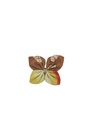 BUTTERFLY HAIRCLIP, YELLOW & BROWN