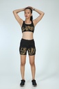 SPORTS BRA, BROWN-BLACK, HALF CRUSHING, COTTON