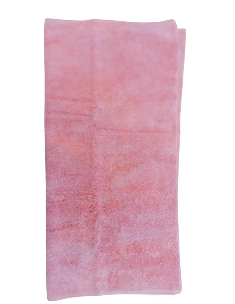 LARGE TOWEL, LIGHT PINK, PLAIN, COTTON