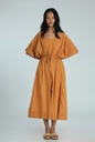 MAXI STRING KAFTAN, OCHRE, COTTON