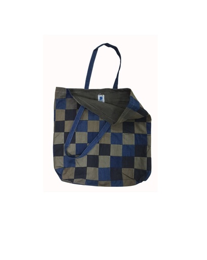 [BAG-PW-MIX-PCH-DEN_30/0S] PW BAG, MIX, PATCHWORK, DENIM