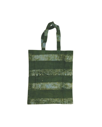 [BAG-TOT-GR-BTK-COT/0S] TOTE BAG, GREEN, BATIK, COTTON