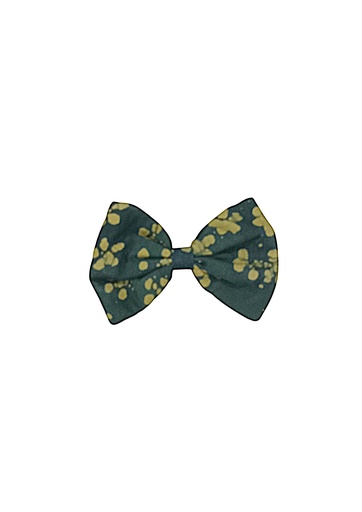 [HAC-TUX-1-GR_YE] TUXEDO HAIRCLIP, SINGLE, GREEN-YELLOW