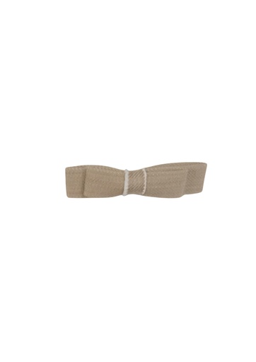 [HAC-RIB-BR-DEN] RIBBON HAIRCLIP, BROWN, DENIM