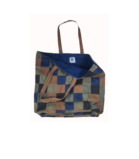 [BAG-PW-MIX_15-PCH-DEN/0S] PW BAG, MIX_15, PATCHWORK, DENIM