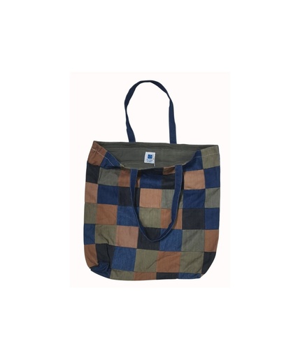 [BAG-PW-MIX_5-PCH-DEN] PW BAG, MIX_5, PATCHWORK, DENIM