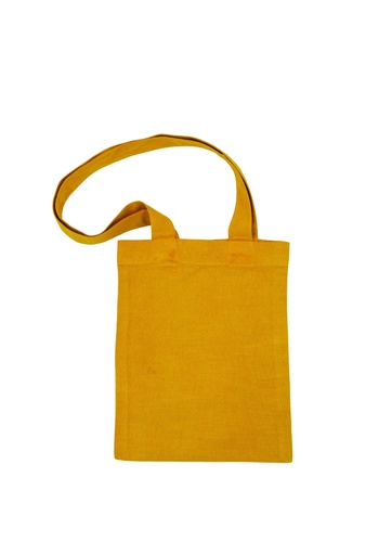 TOTE BAG, YELLOW, PLAIN, COTTON