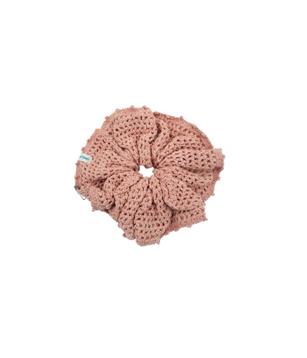 [HAB-CRO-PK_90A] CROCHET HAIRBAND, LIGHT PINK